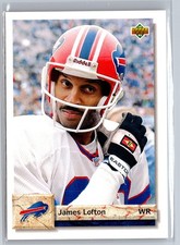 1992 Upper Deck #585 James Lofton Buffalo Bills