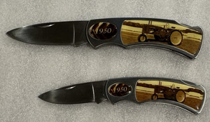 2 Vintage John Deere 1950 Tractor Knife Set Pocket Knives