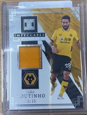 2021 Panini IMPECCABLE PREMIER João Moutinho /99 Impeccable Materials #IM-JMT