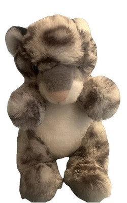 Adventure Planet Snow Leopard Plush Gray Spotted 10in Stuffed Animal