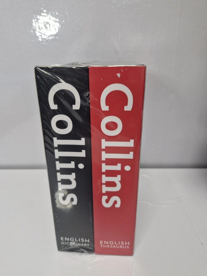 COLLINS ENGLISH DICTIONARY & THESAURUS BOX SET BRAND NEW & SEALED - Image 4 of 4