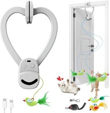 Interactive Cat Toys for Indoor Cats Automatic Electric Flying Bird Feat