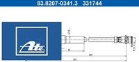 ATE 83.8207-0341.3 Bremsschlauch FüR Ford