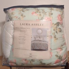Laura Ashley Madelynn 7-Piece Full/Queen Complete Bed Set Comforter Pillow Shams