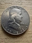 1954-D Franklin 90% Silver Half Dollar Coin.      #20