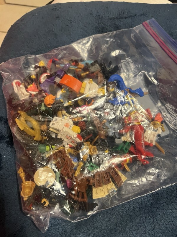 LEGO NINJAGO Bulk Lot Minifigure Parts & Accessories Mixed Pieces Multicolor