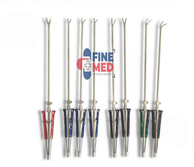 Valve Cardiac Surgery Needle Holder, Forceps, Scissors Set of 8 Pcs German A+