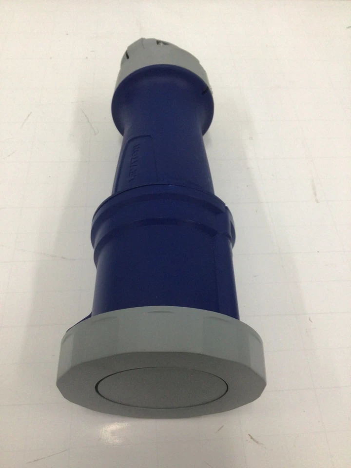 LEVITON - 460C9WLEV Conector Pin y Manga: 60 A, 250V CA, 7 1/2 hp Foto 2 de 4