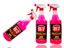 (Lot of 3) Industrial Heavy Duty Degreaser H-7 Cleaner For Boat Car House Carpet