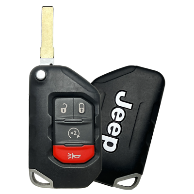 #ad Unlocked Virgin Oem Factory 18 25 Jeep Wrangler Remote Start Flip Key Keyless $58.99
