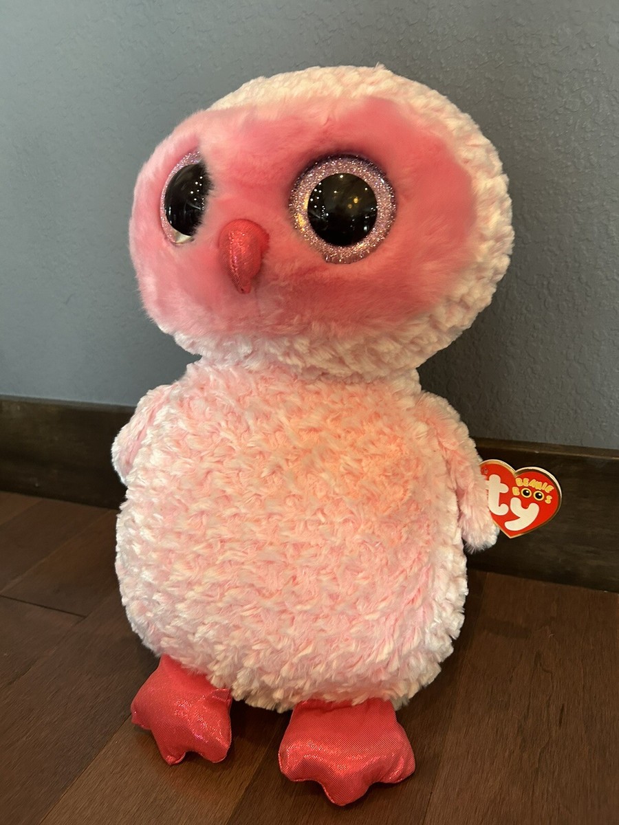 Ty Beanie Boos Pink Owl Twiggy Ty Twiggy Beanie Boo Pink Owl Plush