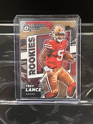 2021 Panini Donruss Optic Trey Lance #RGK-3 Gridiron Kings Rookie RC SF 49ers