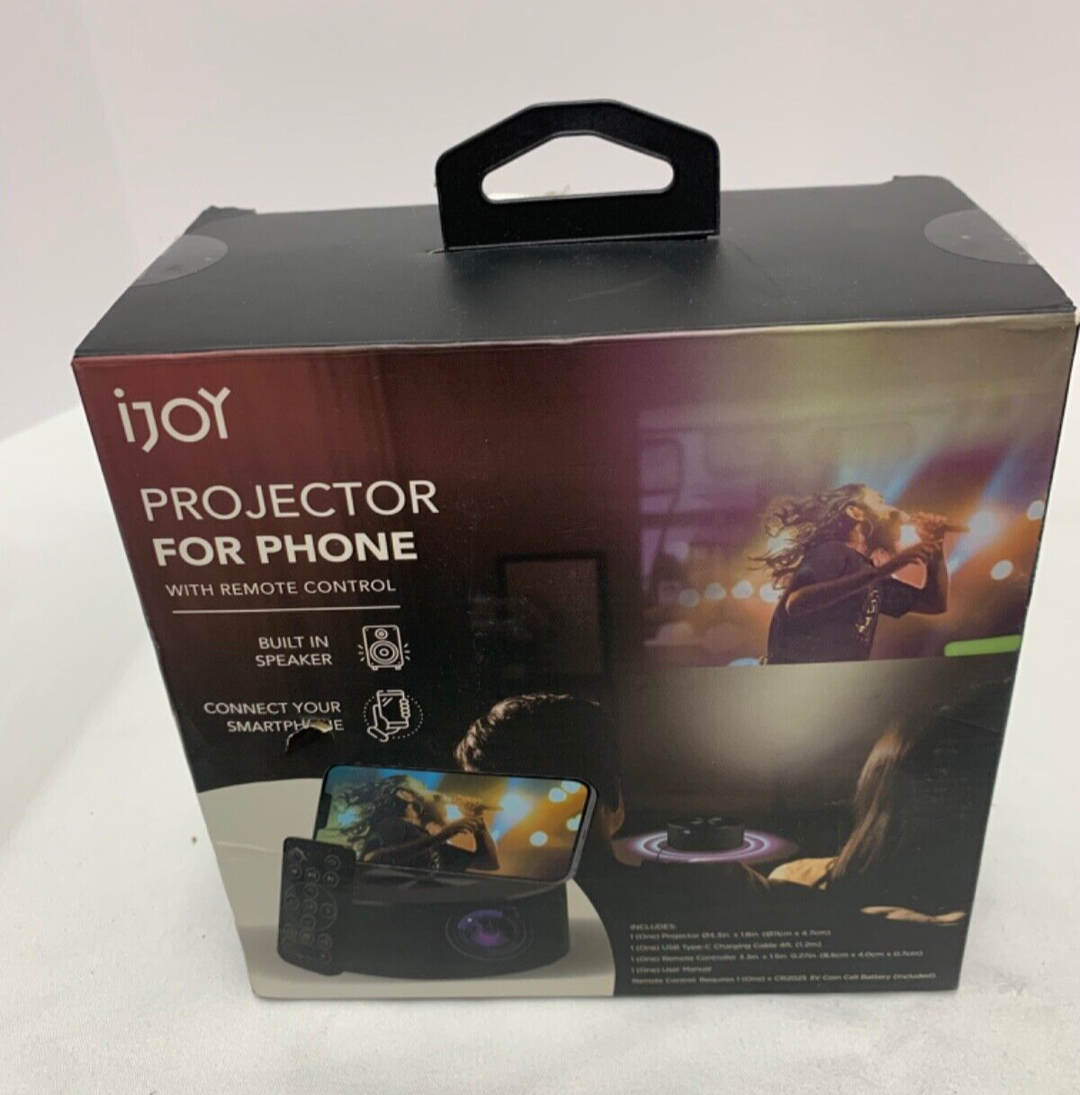 iJoy Mini Phone Projector with Remote Control for Movies & Gaming-image