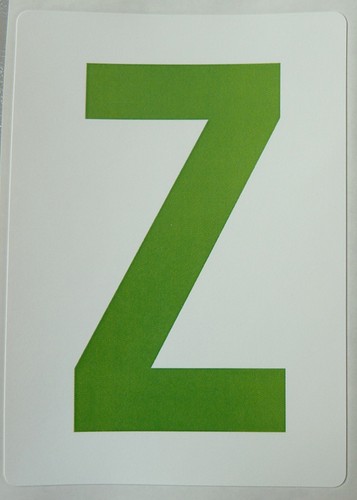 115Mm 4½" Lettere Verdi Su Bianco, Adesivi Per Lettere, Etichette In Plastica - Photo 27/30