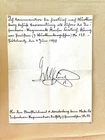 Kaiser Wilhelm Autograph WW1 with Postcard