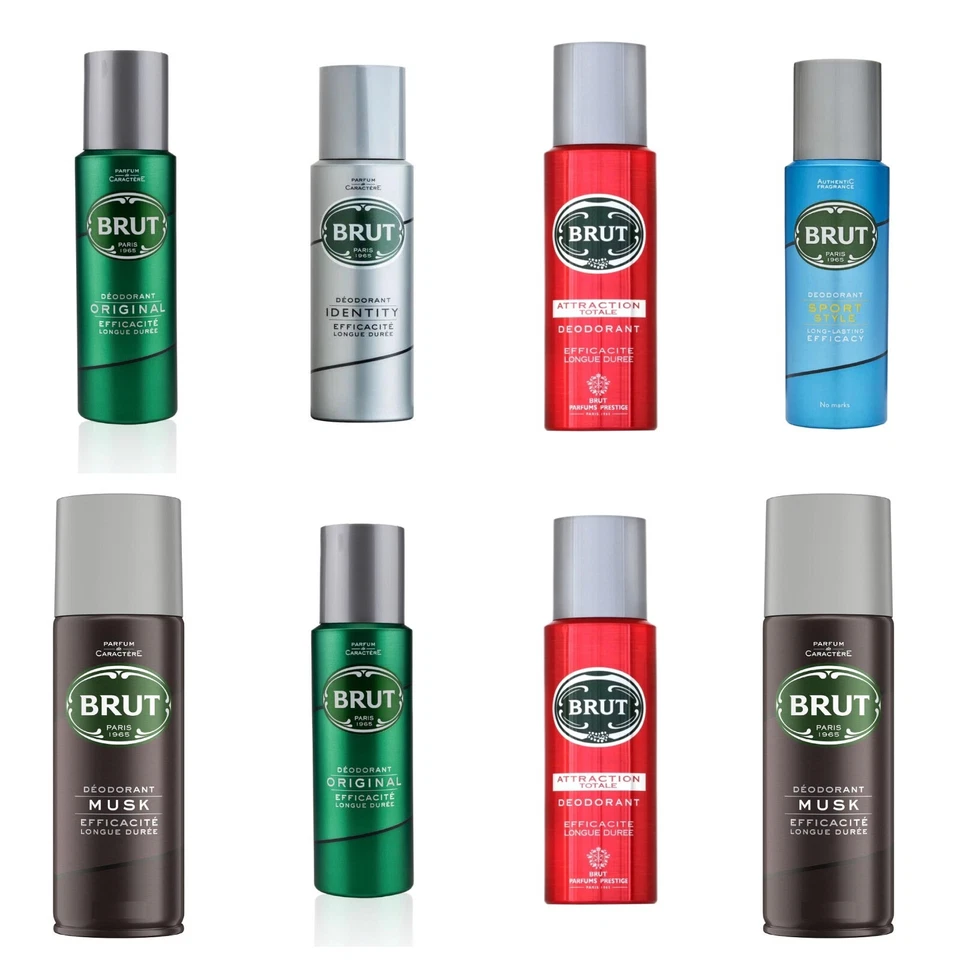 Brut Deodorant Original Deo Spray Sortiment 200ml 4er Pack , 4x200ml , OvP Neu