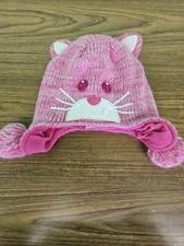 Girls Winter Hat Beanie Toddler SZ 2-4 Yrs The Children  s Place Cat Face CUTE