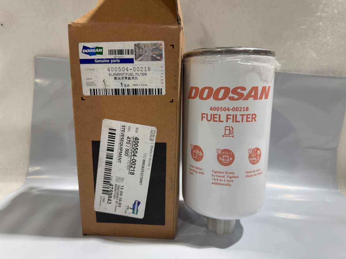 yo-dafan様オーダー品 Doosan DAEWOO 400504-00218 Fuel Filter Element Generac 0c46930450