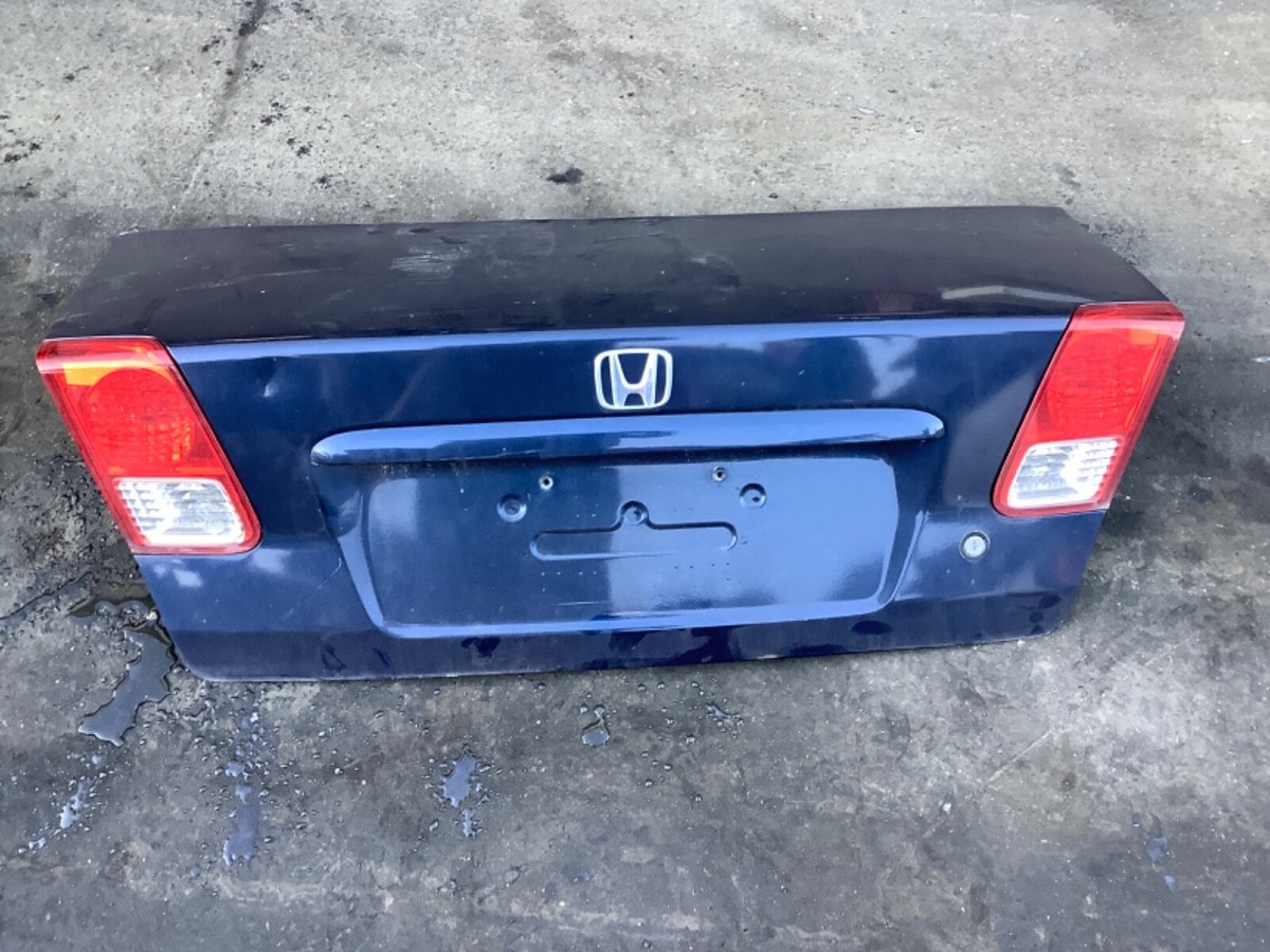 01-05 Honda Civic 4Dr Trunk Lid Navy Blue 68500-S5D-A92ZZ OEM | eBay