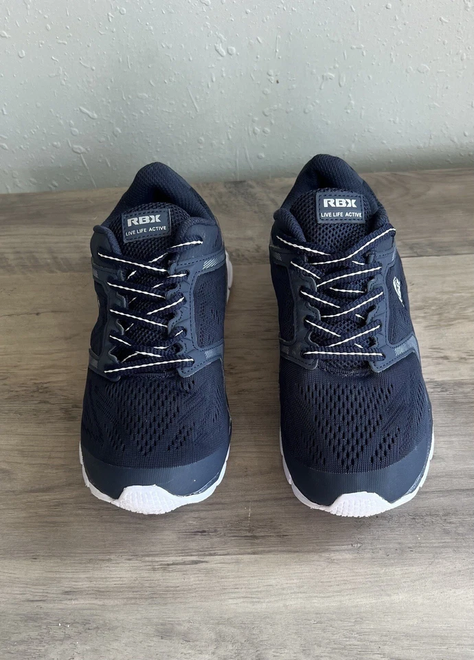 RBX Live Life Active Unisex Kids Athletic Running Shoes Navy Blue Size 3.5 - Image 2 of 4
