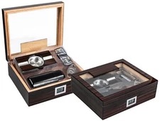 THE Kensington Cigar Humidor Gift Set - by Prestige Import Group