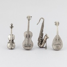 Strumenti musicali mini - WMF - West Germany 70s chitarra violino mandolino sax