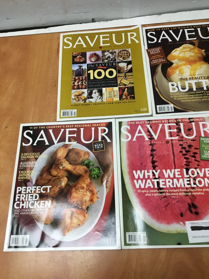 2008 SAVEUR MAGAZINE LOT OF 9 ISSUES 108 to 116 complete year - Image 2 of 4
