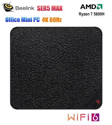 Beelink SER5 MAX AMD Ryzen 7 5800H Office Mini PC Win 11 32G 500G