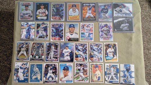 Freddie Freeman Braves Dodgers lot - 29 cards - Fast Shipping Read Description!!