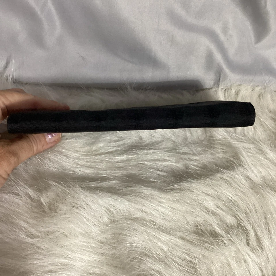 Chanel Travel Line Cartera Larga Doble Plegable Nylon Jacquard Cuero Negro / 7526615 Foto 4 de 4