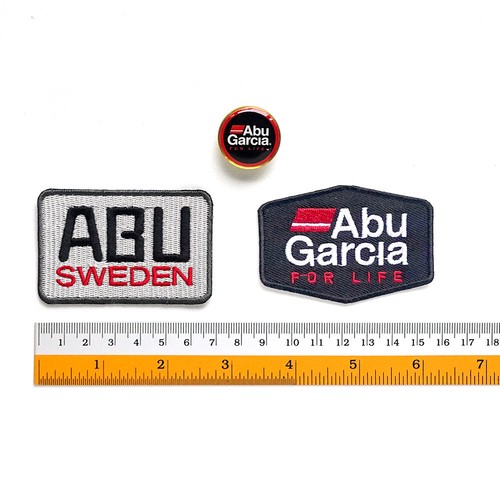 ABU Garcia MULTI TOOL Carabiner Silve with 2 iron-on Patches, 1 Pin and stickers - Picture 11 of 11