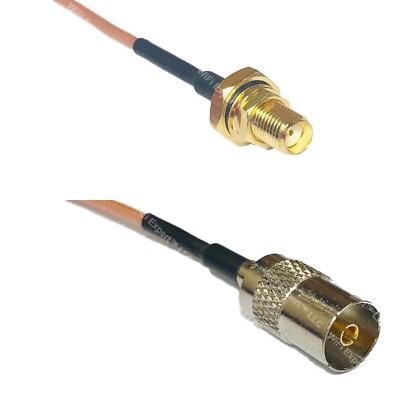 RG316 SMA Female O-Ring to DVB TV Pal Female RF Cable Rapid-SHIP LOT