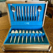 FLIGHT Oneida Community Silverplate 44pc Serv...