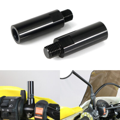 2PCS Mirror Riser Extension Fit For Kawasaki Vulcan S 15-20/Vulcan VN900 Classic