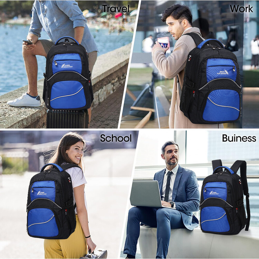 22''  17'' Men Women Travel Backpack Rucksack Camping Laptop Hiking School Bag