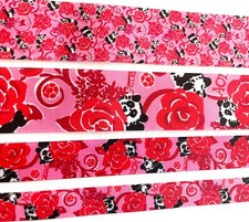 Alpha Omicron Pi sorority inspired panda Grosgrain ribbon 5/8" 7/8" 1.5"
