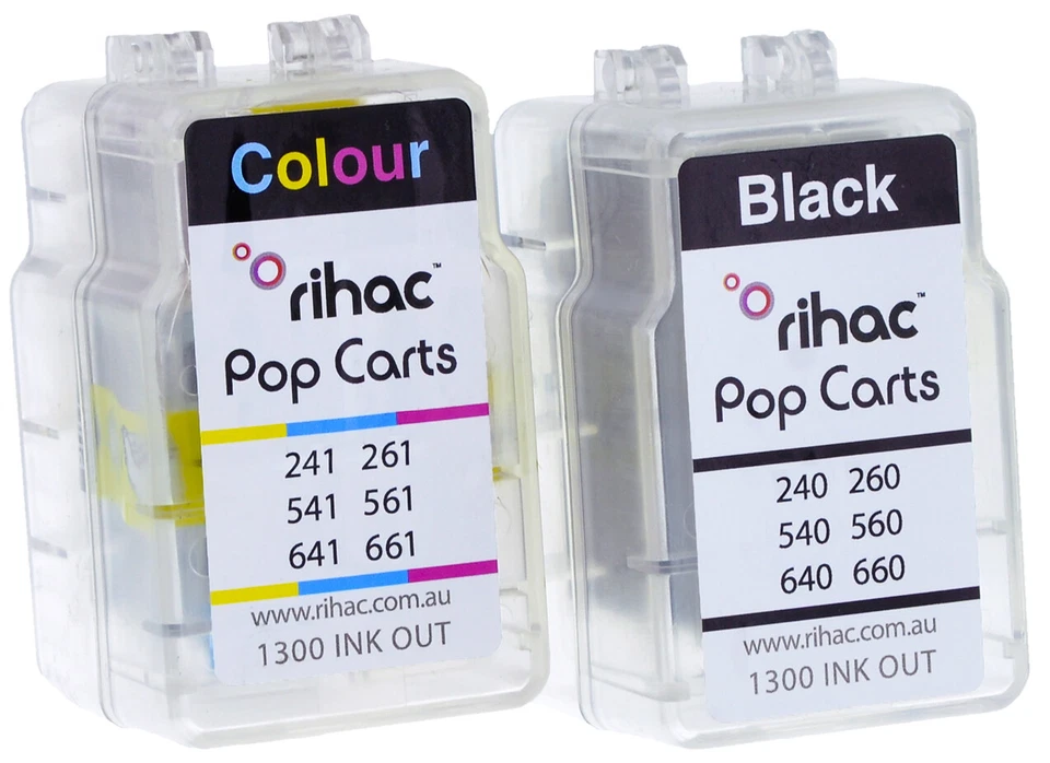 Rihac PG-640 CL-641 Cartridge Pop Cart Refill DIY Inserts suits Canon printers - Image 3 of 4