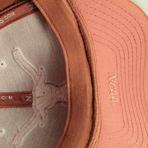 Authentic Zephyr NCAA Longhorns Ball Cap Sz S Stretch Embroidered Dark Orange - Picture 15 of 20