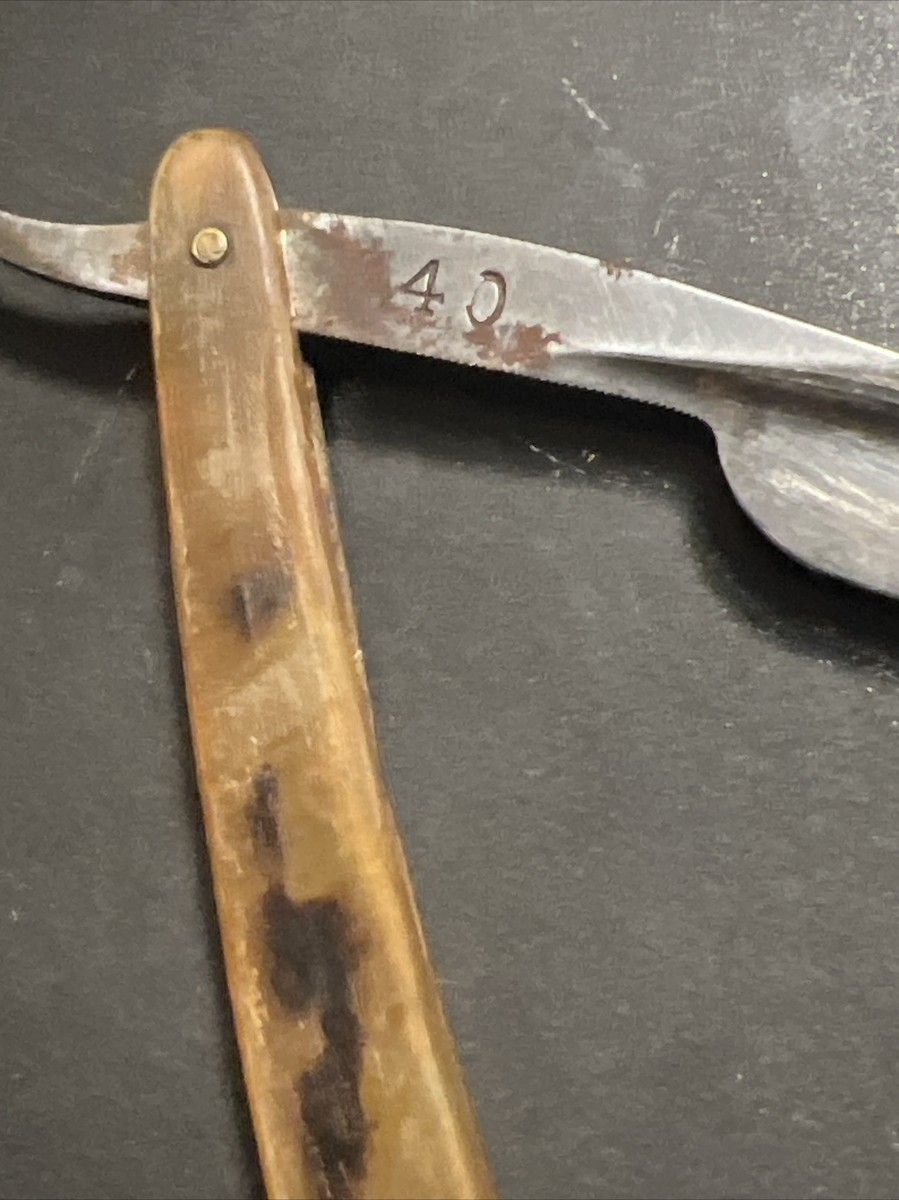 ヴィンテージHenry Sears & Son 1865西洋剃刀カミソリ Henry Sears & Son Straight Razor, Heavy Spine #40 1865 | eBay