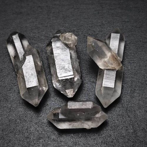 12g/4pcs/19-30mm Natural Herkimer Diamond Symbiotic Quartz Crystal Healing 5085 - Picture 3 of 7