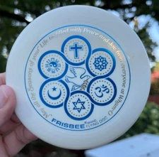 1980's  Frisbee Wham-O Pocket Pro Disc Golf (& Innova Pin) Holiday Religion #426