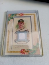 2006 HUSTON STREET ALLEN & GINTER'S THE WORLD CHAMPIONS RELIC JERSEY CARD A'S.