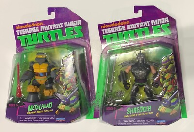 TMNT Teenage Mutant Ninja Turtles 2012 Shredder & Metalhead Reissue Set Of 2 