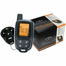 Avital 2-Way LCD Remote Start with Security w/ LCD Remote & 4-Button Remote