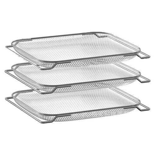 3PCS Stainless Steel Oven Grill Rack Air Fryer Basket for Oven Air
