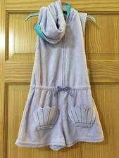 NWT Disney Store Ariel swim cover up 4,5/6,7/8,9/10 Girls UPF 50 