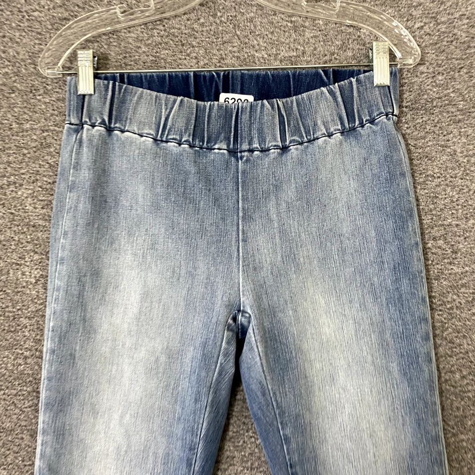 Soft Surroundings Women’s Size PXS Petite Light Wash Pull On Skinny Denim Pants - Image 3 of 4