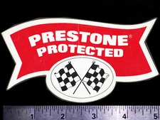 PRESTONE Antifreeze Protected - Original Vintage 60’s 70's Racing Decal/Sticker