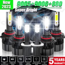 For Tahoe 2001-2006 - 6x Combo LED Headlight High Low Beam Fog Light Bulbs