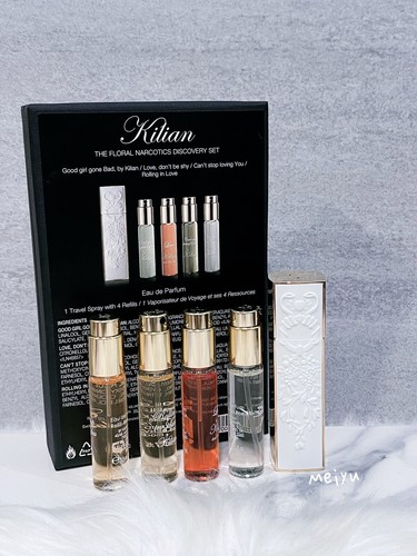 Kilian The Floral Narcotics Discovery EDP Set - 4 Different Scents 7.5ml + Case